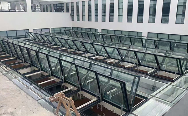 百安科技有限公司近期古浪排烟窗项目案例分享